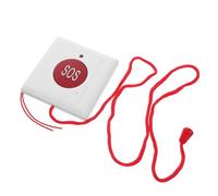 Lurrose Bouton Appel Urgence avec Corde Grand Bouton Facile à Presser pour Personnes Âgées et Garçon Fille Dispositif Portable pour Maison et Voyage Accessible Aux Seniors avec Mobilité