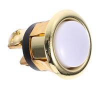Lurrose bouton de carillon facile à installer remplacement du bouton de la sonnette pousser sonnette filaire boutons bouton de carillon filaire bouton de sonnette pour porte alliage