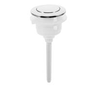 Lurrose Bouton de Chasse D'eau Simple ou Double Poussoir Rond 38×46 Mm en Abs Solide, Accessoire pour Réservoir de Toilettes, Remplacement pour Salle de Bain, Bouton Couleur Aléatoire