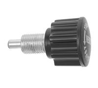 Lurrose Bouton de Traction Abs Noir pour Vélo d'exercice, Vis de Réglage Hauteur 16 Mm, Installation Facile, Performance Fiable pour Salle de Sport à Domicile ou Commerciale