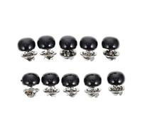 Lurrose Boutons-pression Cachés Col Ornement Noir Lot De 10 Pièces Accessoires Invisibles Pour Vêtements Femmes Adapté Pour Chemises, Cardigans, Blouses Faciles à Fixer, Discrets Et Polyvalents