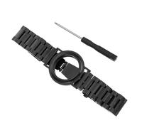 Lurrose Bracelet de Montre Acier Inoxydable Compatible Traceur Sangle Poignet Résistante Sueur aux Rayures avec Boîtier Protecteur pour Localisateur Confortable