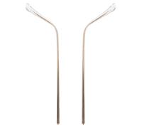 Lurrose Branches de Lunettes de Rechange Universelles 2 Pièces, Installation Facile Embouts en Métal, Adaptées et Soleil, Usage Quotidien