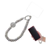 Lurrose Breloque Pour Téléphone Dragonne Avec Strass Et Boule Chaîne Pour Étui De Téléphone Porte-clés Portable