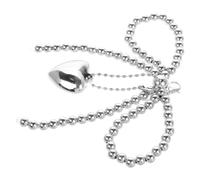 Lurrose Breloques pour Chaussures à Nœud en Perles Synthétiques Clips à Chaussures Argenté Acrylique Attache Rapide, Nœud et Cœur, pour Sneakers et Talons Hauts, Diy, Femmes