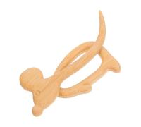 Lurrose Broche Bois à Forme de Souris Épingle pour Vestes Pulls et Sacs à Dos Broche Créative