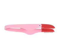 Lurrose Brosse de Toilettage Compacte pour Animaux de Compagnie, Brosse Douce pour Yeux de Chien et Chat, Peigne Ergonomique Anti-larmes, Nettoyage Précis du Visage, Couleur Rose, Adaptée