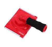 Lurrose Brosse pour machine à bords finesse coin tampon incliné applicateur de ruban de peinture outils de déligneuse de peinture pour les murs outil de peinture de garniture abdos rouge