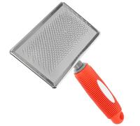 Lurrose Brosse Toilettage Chien et Chat Peigne Anti-poils Morts Acier Inoxydable Brosse Massage Confortable pour Animaux Nettoyage Poils Lâchés