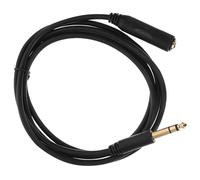 Lurrose Câble Audio Rallonge 6,35 Mm Mâle-Femelle 1,8 M en Cuivre Plaqué Or Blindage Anti-Bruit, Câble Jack 1/4 PVC Robuste pour Guitare, Clavier Électronique et Enceinte