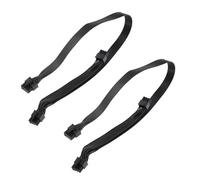 Lurrose Câble d'extension d'alimentation PCIe 8 Broches vers Double PCIe 6+2, 2 pièces, Cordon d'alimentation pour GPU pour Une Transmission Stable de l'électricité, Compatible avec