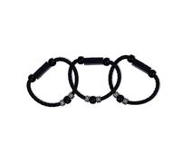 Lurrose Câble USB-c Tressé Style Bracelet pour Smartphones Et Tablettes, Charge Rapide Et Transmission De Données, Câble Type-c Robuste Et Léger, Noir, Portable pour Déplacements