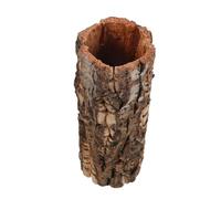 Lurrose Cachette de Reptile en Tronc Naturel, Abri pour Dragon Barbu et Bernard-L'Ermite, Décoration Terrarium Tropical, Habitat pour Animaux de Compagnie