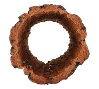 Lurrose Cachette Renforcée pour Bois Forme et Tronc Reptiles en Naturel Creux, Boîte Cache-humidité Sécurité Entretien Facile, Décor pour Terrarium Forêt Tropicale