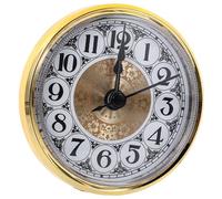 Lurrose Cadran d'Horloge Vintage Ø70Mm Mécanisme Quartz, Insert Miniature pour Horloge à Monter Soi-Même, Adapté aux Loisirs Créatifs et Décoration Intérieure