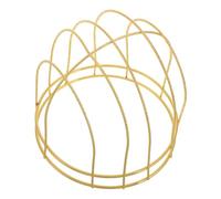 Lurrose Cadre De Couronne Traditionnel Chinois pour Coiffure DIY, Petit Porte-Couronne en Métal Électrolytique Imitation Or, Accessoire Hanfu pour Mariée, Usage Costume Et Cosplay