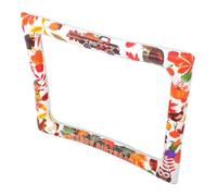 Lurrose Cadre Photo Gonflable pour Thanksgiving 75X65 CM en PVC Réutilisable Accessoires Photo D’Automne pour Portraits Décorations Festives Halloween et Fêtes D’Automne
