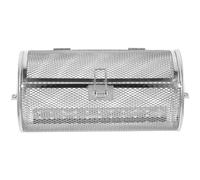 Lurrose Cage de Grillade Acier Inoxydable pour Four Électrique Panier Rotatif pour Rôtisserie Cuisson Uniforme de Fruits à Coque et Légumes