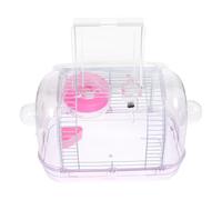 Lurrose Cage de Transport pour Hamster et Cochons Portable et Matériau Sécurisé Confort pour Petits Rongeurs Cage Pratique pour Déplacements