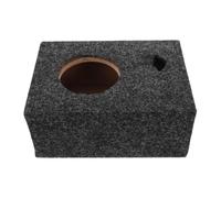 Lurrose Caisson de Basse Voiture Bois Boîtier Robuste pour Subwoofer Design Compact et Facile à Installer Compatible Voitures et Camions pour Amélioration Audio DIY