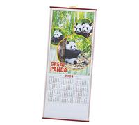 Lurrose Calendrier Mural Avec Imprimé De Dragon Calendrier Traditionnel Chinois à Suspendre Décoration Murale Pour Célébrer Le Nouvel An Et Événements Lunaires