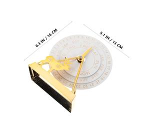 Lurrose Calendrier perpétuel de bureau rotatif : calendrier perpétuel rotatif manuel, cadran circulaire avec date, mois, jour de la semaine, statue de cerf - Décoration de bureau, fournitures de
