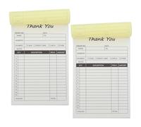 Lurrose Carnet de bons de commande en 2 exemplaires, en 2 parties, avec couverture cartonnée pour la gestion et le suivi des commandes.