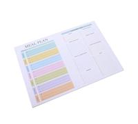 Lurrose Carnet Magnétique de Planification des Repas Hebdomadaire B5 Effaçable avec Liste de Courses Détachable pour Réfrigérateur, Bloc-notes Aimanté pour Organisation Familiale