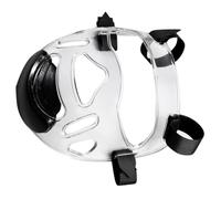 Lurrose Casque de Faciale Grosse de sans Gêner L'audition en Plastique Trempé, Protège-Visage pour Taekwondo pour Entraînement Kickboxing