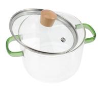 Lurrose Casseroles Transparentes en Verre 5 L Couvercle pour Poulet Braisé et Riz Ustensiles Cuisine pour Garden-Parties et Repas Entre Amis