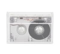 Lurrose Cassette Vierge Audio 60 Mini Soi-même, Matériau Sûr, Étui Rigide Transparent, Décoration DIY, pour Enregistrement De Messages Personnels Et Fêtes