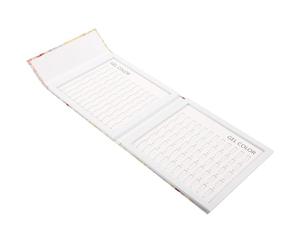 Lurrose Catalogue de Vernis à Ongles 120 Couleurs Abs Pet Blanc | Salon Professionnel, Affiche Jusqu’à 160 Teintes, Format Livre D’échantillons pour Apprentis