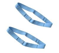 Lurrose Ceinture Péritonéale Lot de 2 Pièces Bleue Confortable en Caoutchouc Fixation Tube Sécurisée pour Patients en Abdominale