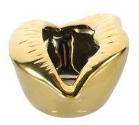 Lurrose Cendrier Céramique Créatif Forme Lèvres Décoratif pour Bureau Maison Non Glissant Facile à Nettoyer Design Unique