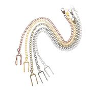 Lurrose Chaîne de Montre de Poche Résistante à l'usure Quotidienne 5pcs en Métal Vintage pour Gilet et Jean pour Sorties Décontractées et Événements Formels