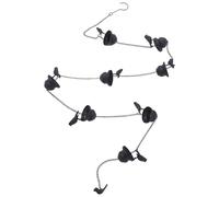 Lurrose Chaîne de Pluie Gouttière Fer Décorative avec Suspendu Oiseaux pour Jardin Extérieur Résistante Aux Intempéries Installation Facile et Ambiance Apaisante