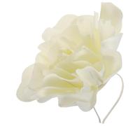 Lurrose Chapeau Bibi Fleuri : Accessoire de tête Floral pour Cocktail - Bandeau Fleuri pour Femme, idéal pour Les invitées à Un Mariage ou Un goûter (Noir)