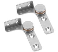 Lurrose Charnières à Positionnement par Couple en Inox 304, Amortissement Friction Réglable, 2 Pièces, pour Portes de Placards et Équipements Bureau Usage Intérieur