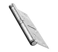 Lurrose Charnières Amovibles en Fer 5 Pouces pour Porte Anti-feu et Anti-effraction, Charnières Lourdes Épaissies Détachable en Cylindre Rond, 1 Paire, pour Portes D’entrée et Boîtes