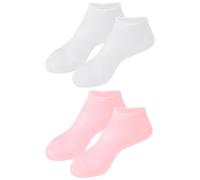 Lurrose Chaussettes de Soin des Pieds Sebs Hydratantes et Exfoliantes, Lot de 2 Paires, Taille L, Chaussettes Protectrices Anti-crevasses pour Pieds Secs et Rugueux, Soins Intensifs
