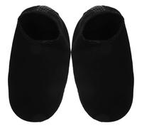 Lurrose Chaussures d'eau de Plage Noires, Paire 40-41, Semelle Souple | Plastique Respirant, Semelle Antidérapante sans Lacets, pour Sable et Fonds de Piscine, Voyage