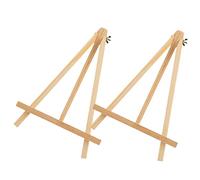 Lurrose Chevalet De Peinture En Mini 18x24cm Lot De 2 Trépied Réglable Pour Garçon Et Filles Support De Toile Peinture Expositions Artistiques