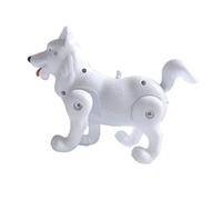 Lurrose Chien Lumineux Musical Électrique pour Garçon Fille Forme Chien Amusant Éducatif et Abs Cadeau Ludique pour Développement des Capacités Couleur