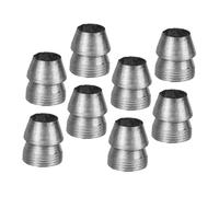 Lurrose Coins en Fer pour Manche de Hache - Accessoires Jardinage Renfort 16 Mm Diamètre - Lot de 8 Pièces pour Réparation Extérieure, Installation Solide et Usage Charpentier