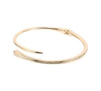 Lurrose Collier Design Géométrique Circulaire en Alliage de Zinc Or Ouverture à Ressort Ras Cou Ajustable pour Femmes, Bijou Déclaration pour Mariage et Été
