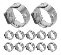 Lurrose Colliers de Serrage Inox 50 Pièces 7-14 Mm Acier Inoxydable Bagues de Sertissage Pex Outil de Sertissage Professionnel Usage Plomberie Raccords Tuyaux