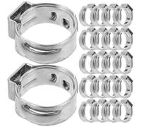 Lurrose Colliers de Serrage Inoxydable 304 pour Tubes 8.8-10.5 Mm, Lot de 10 Pinces de Sertissage Pex, Fixation Fiable pour Plomberie, Chauffage, Climatisation, Réseaux de Canalisations