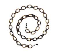 Lurrose Cordon pour Lunettes et Masque en Acrylique Chic, Chaîne Résistante pour Lunettes et Masque, Pratique et Confortable pour Porter au Quotidien