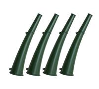 Lurrose Corne de Chasse Militaire Verte 4 Pièces Design Ergonomique et Son à Haut Décibel pour Activités Extérieures et Randonnée