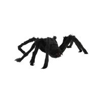 Lurrose Costume Halloween pour Chiens en Peluche Noire Style Araignée Huit Pattes Simulées, Vêtements de Cosplay Créatifs et Accessoires Photo pour Animaux